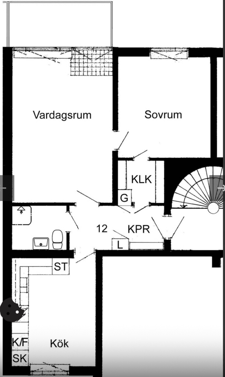 Kanalgatan 1B · 2 rum · 57 kvm